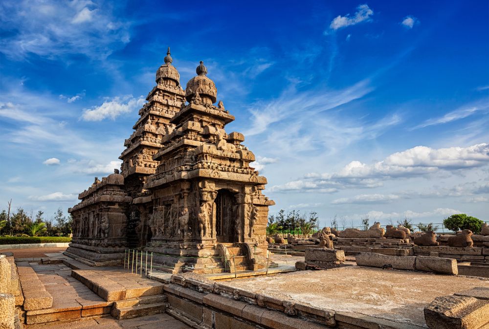 Shore temple in mahabalipuram